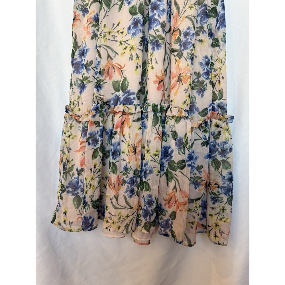 House of Harlow 1960 X Revolve Floral Tiered Maxi Dress Size M Cottage Bloomcore - Picture 8 of 13